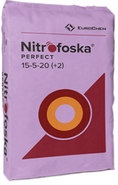 Nitrofoska® perfect 15&#8288-5&#8288-20 (+2&nbsp;MgO+22,5&nbsp;SO₃) con boro&nbsp;(B) y zinc&nbsp;(Zn)