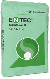 ENTEC® Nitrofoska® 14&#8288-7&#8288-17 (+2&nbsp;MgO+22,5&nbsp;SO₃) con magnesio y microelementos